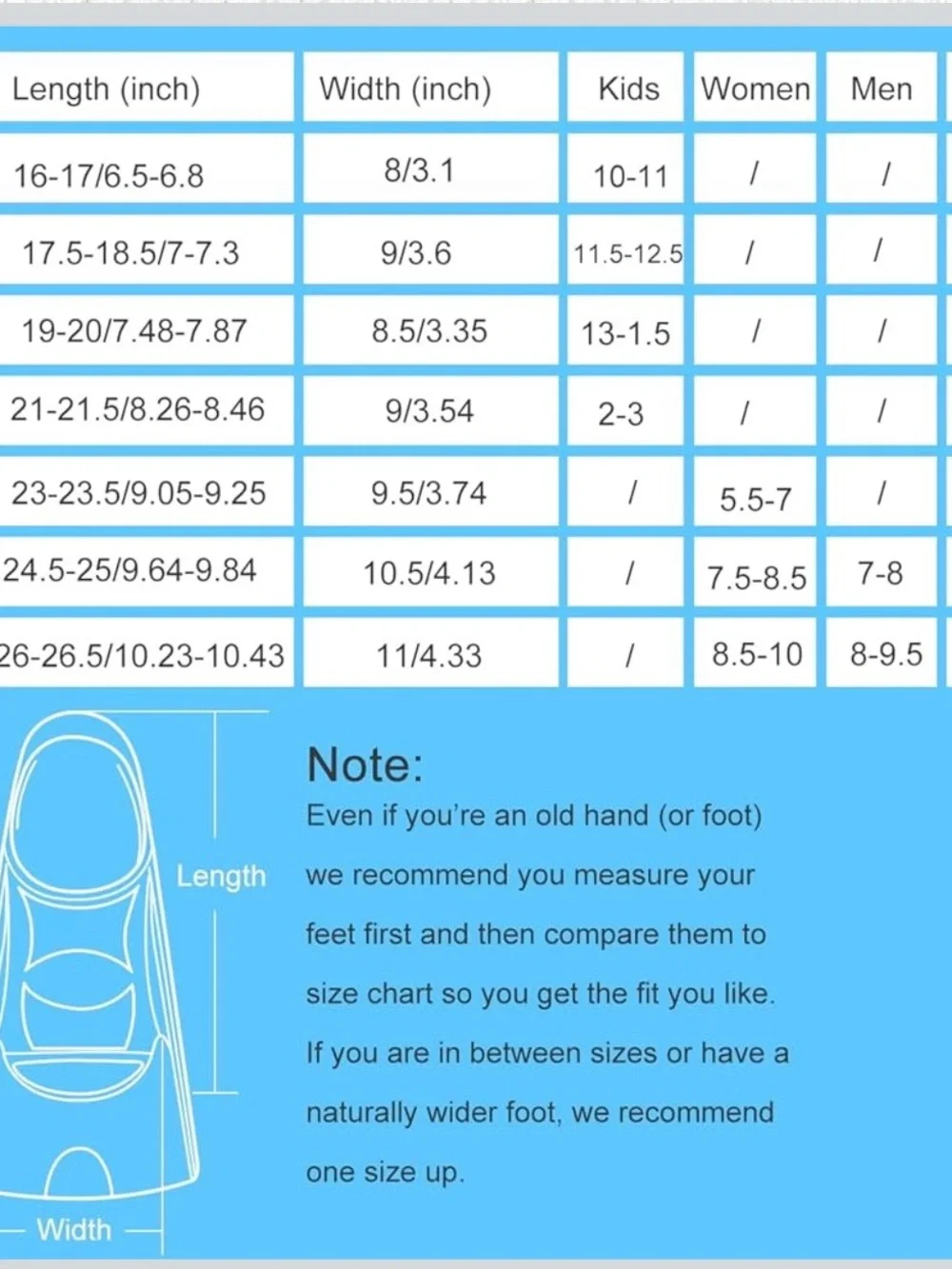 Kids, women’s or Men’s Training Swimming Fins Water Sports